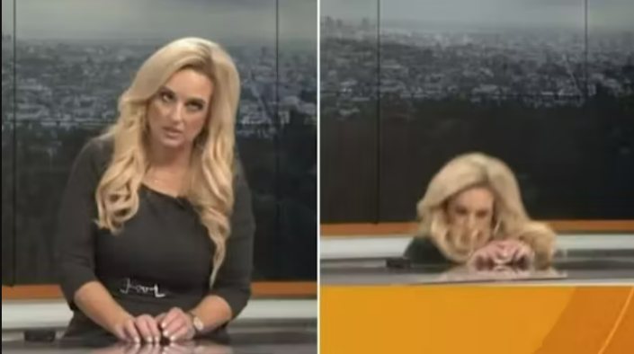TV-Moderatorin bricht im live TV zusammen! Kollaps vor laufender Kamera - dramatisches Video geht viral